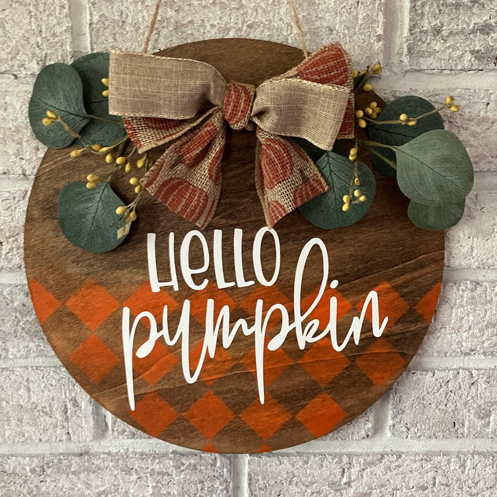12 inch wooden welcome signs- look through all the pics for different signs! - Picture 4 of 6
